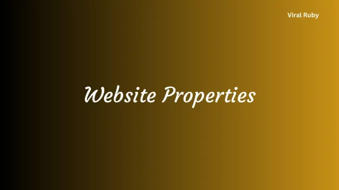 websiteproperties com What Does Website Properties Do and How Does Website Properties Work?